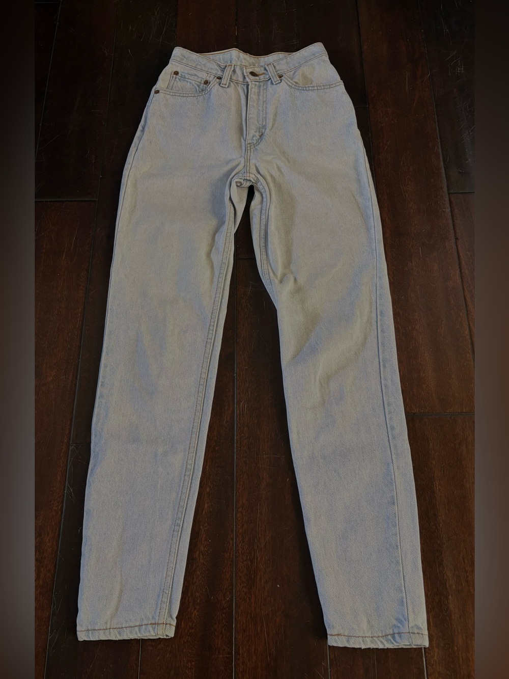 Vintage 90’s Levi's 512 Light Wash Slim Fit Tapered Leg Blue Jeans - Made in USA